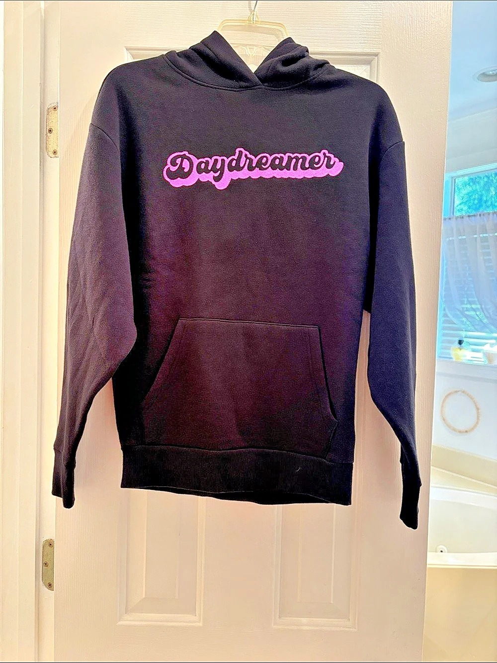Spring + Mercer Black Pink Hoodie Size XS NWT